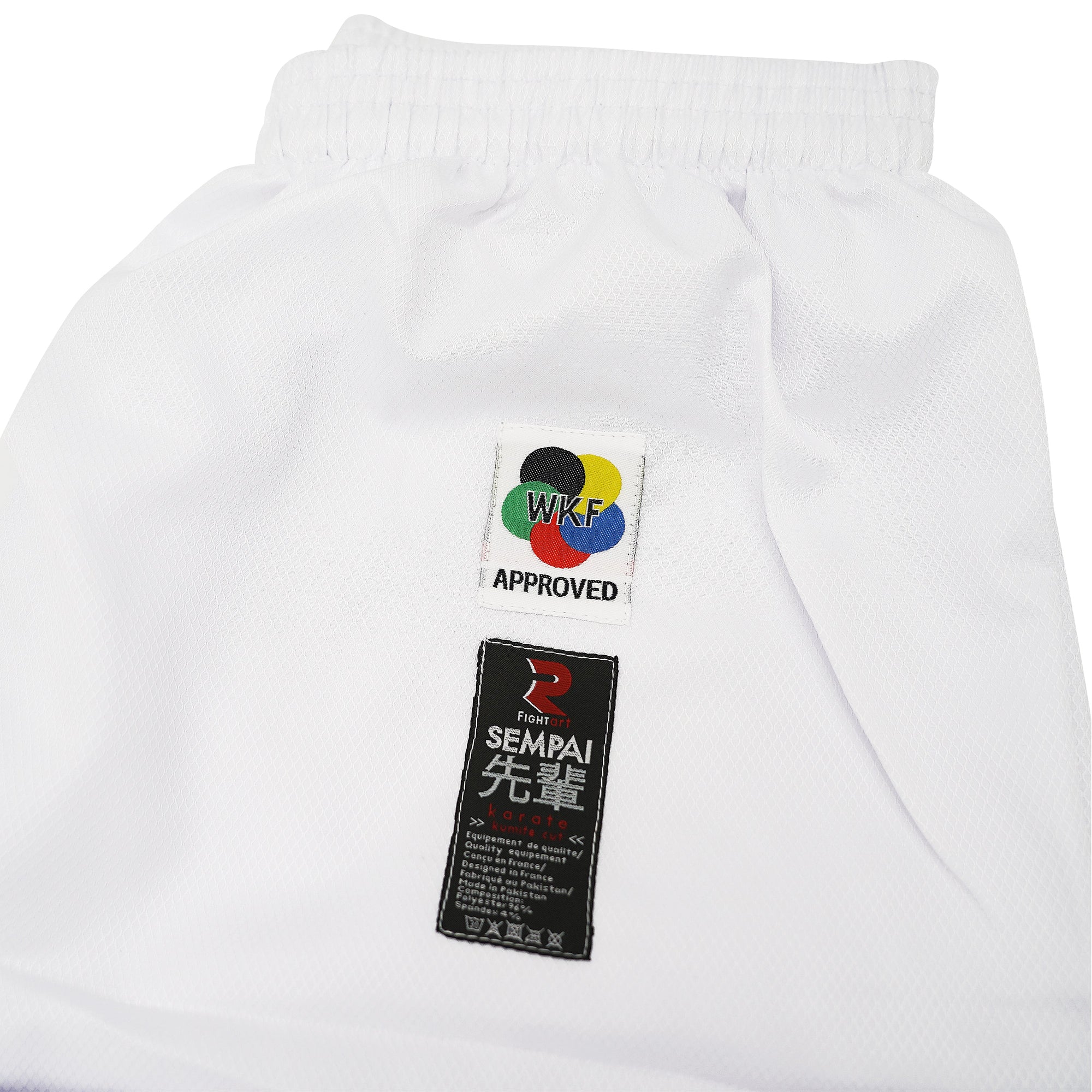 KARATEGI SEMPAI KUMITE WKF BLANCO  FIGHT ART