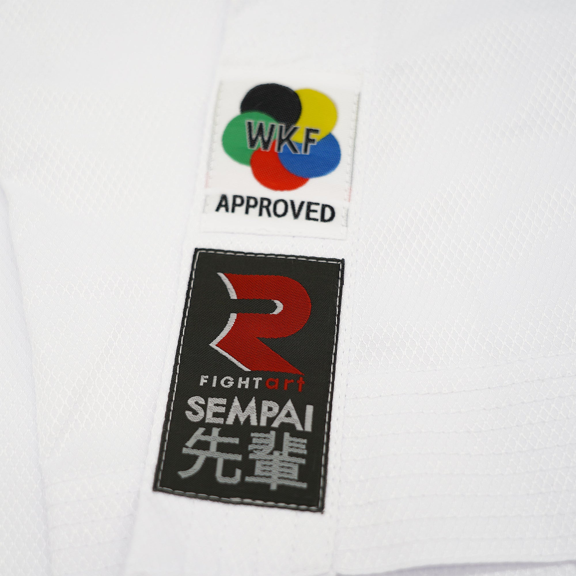 KARATEGI SEMPAI KUMITE WKF BLANCO  FIGHT ART