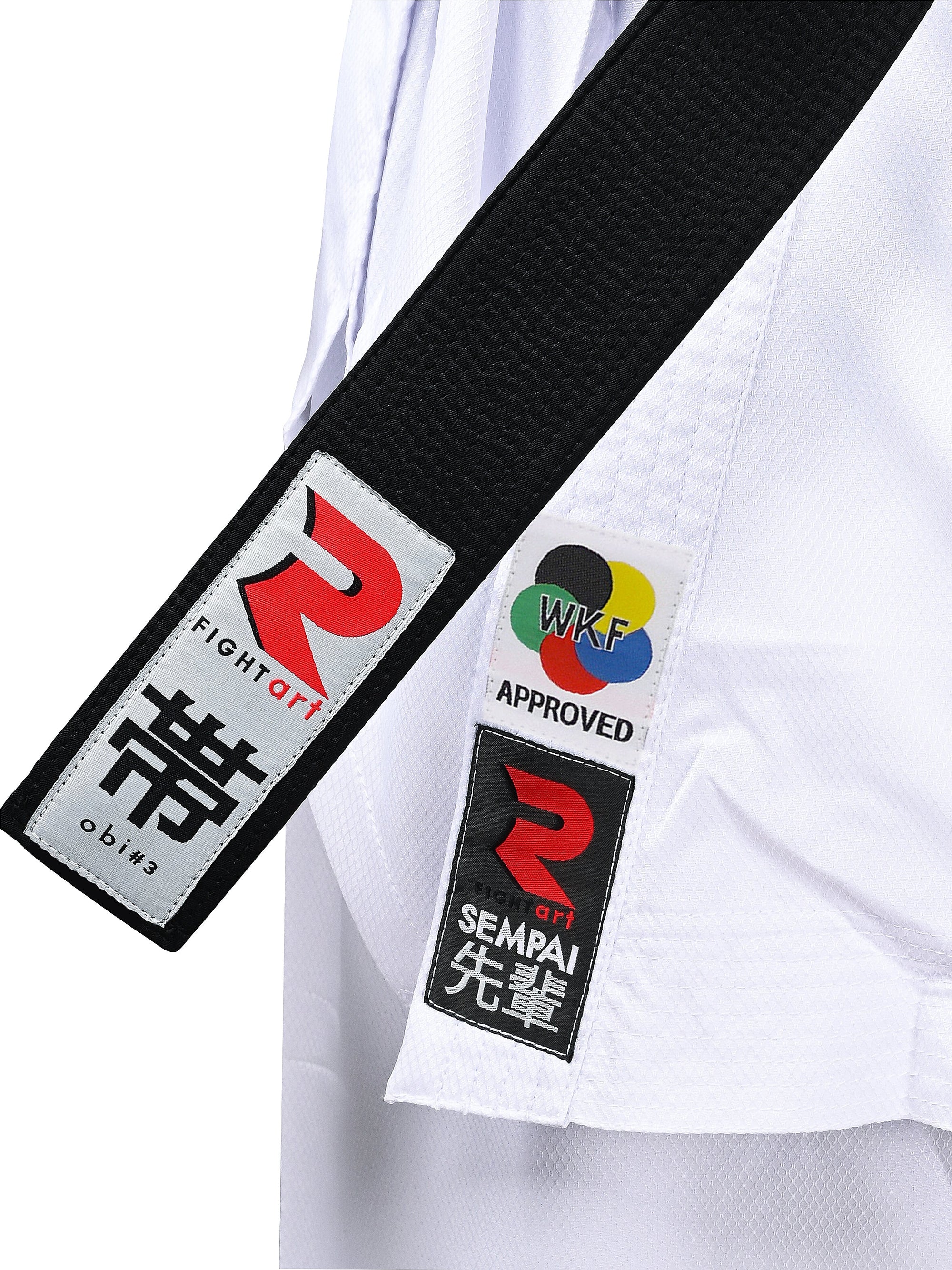 KARATEGI SEMPAI KUMITE WKF BLANCO  FIGHT ART