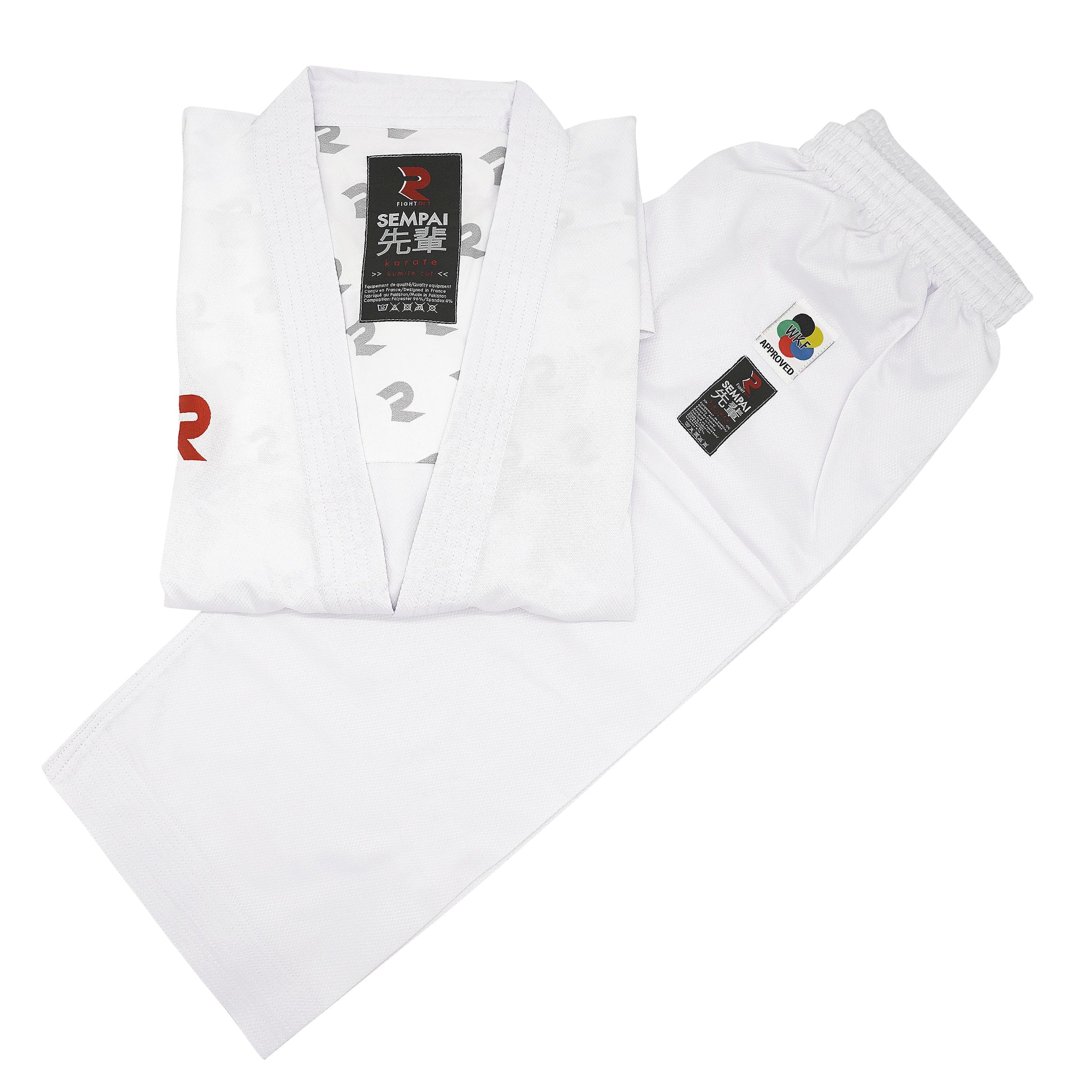 KARATEGI SEMPAI KUMITE WKF BLANCO  FIGHT ART
