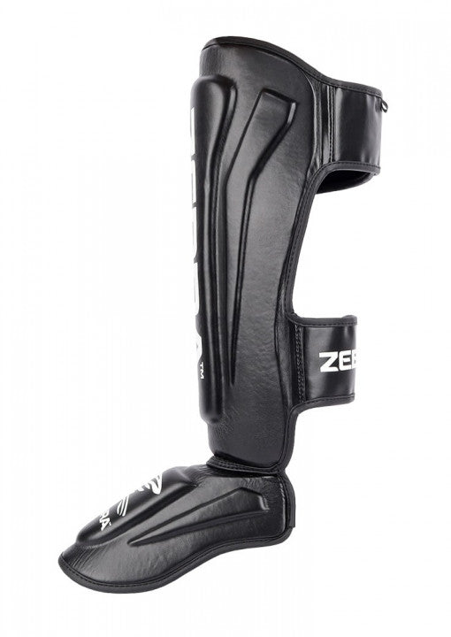 ESPINILLERA ZEBRA PRO NEGRA