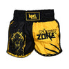 SHORTS MUAY THAI "PANTHER" NEGRO/AMARILLO NKL