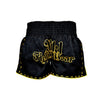 SHORTS MUAY THAI "PRIDE OR DIE" NEGRO NKL