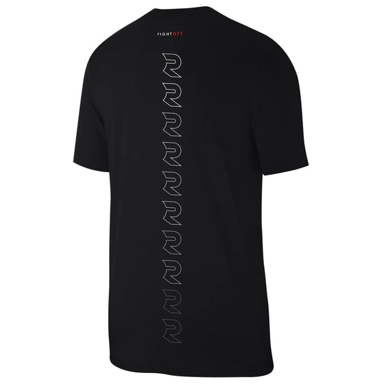 Camiseta Negra SPINE FIGHT ART