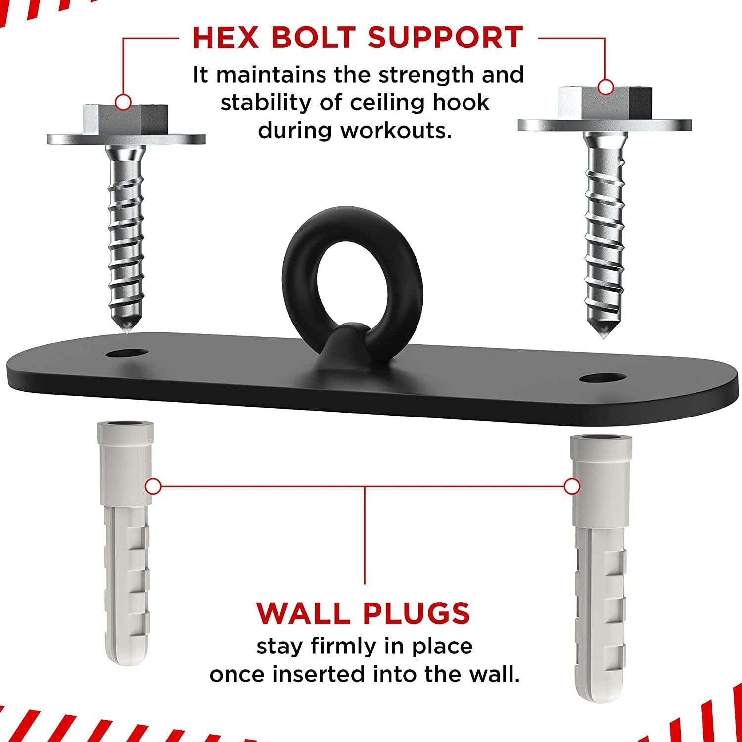 Soporte Techo para Saco