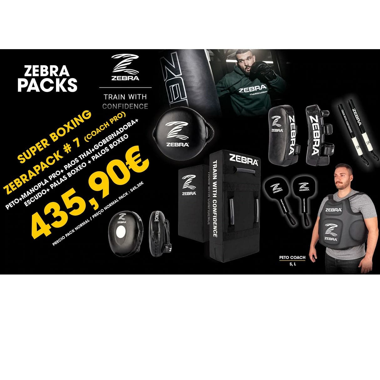 PACK ZEBRA BOXING / MMA