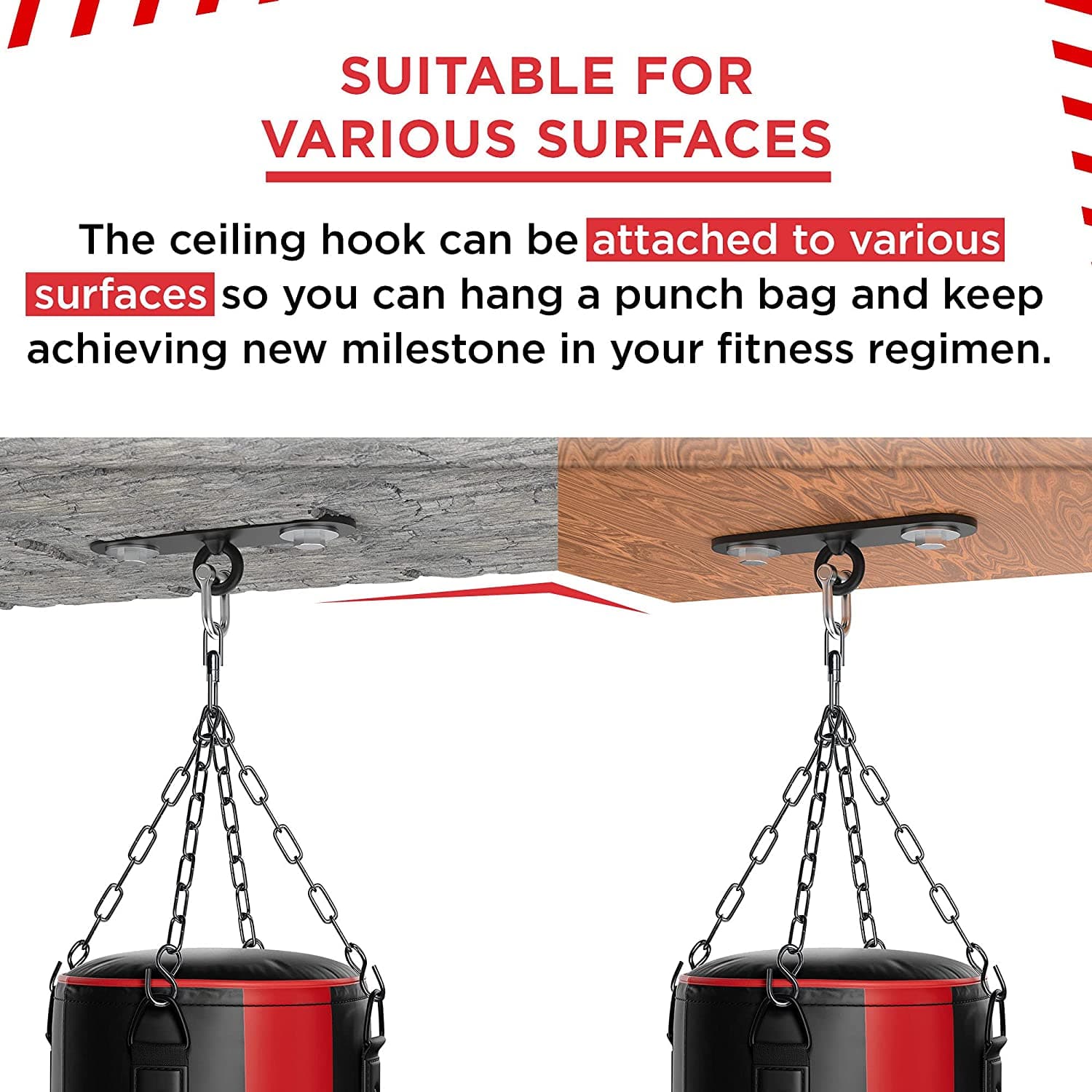 Soporte Techo para Saco