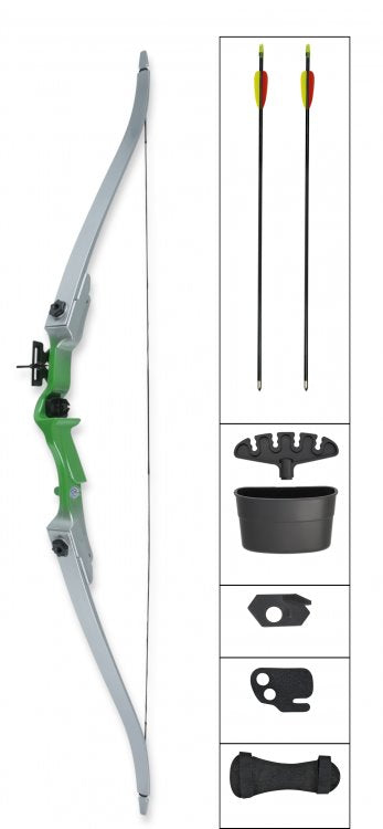 ARCO KIT RECURVO 20 LBS PLATA