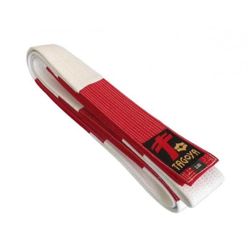 Cinturón de Judo Blanco-Rojo