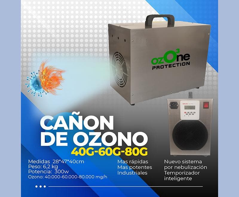 Cañón Industrial Desinfectante OZONO ozOne Protection
