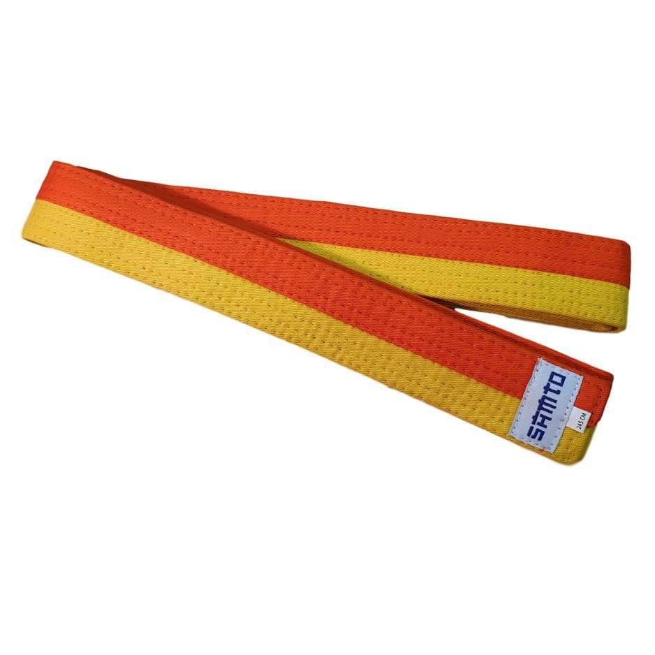Cinturón Amarillo-Naranja para Artes Marciales SAMTO