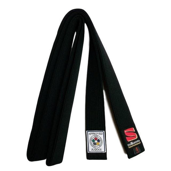 Cinturón Negro KUSAKURA etiq. Roja Fabricado en Japón
