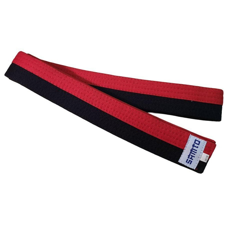 Cinturón Negro - Rojo para Artes Marciales SAMTO