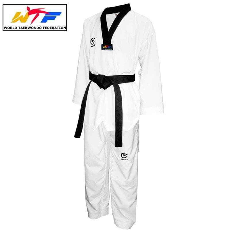 Dobok Taekwondo Homologado WT Cuello Negro