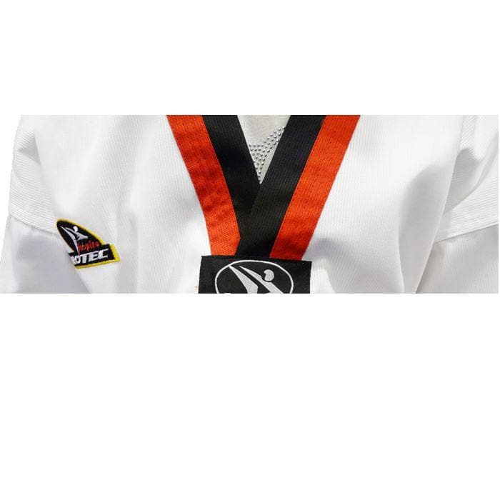 Dobok Protec Inspire negro/rojo