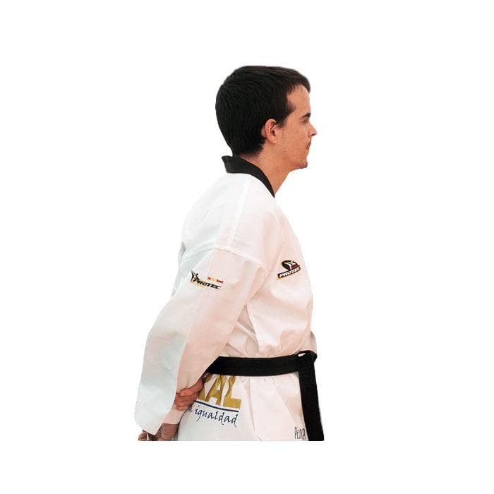 Dobok Taekwondo Protec Inspire cuello negro