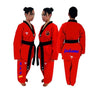 Dobok Taekwondo Protec Semi-Contact Oficial FEDAMC ROJO
