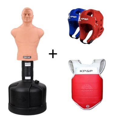Equipamiento Completo electrónico Adidas-KP&P Taekwondo + x2 Dummy BOB BIG OPPONENT BAG