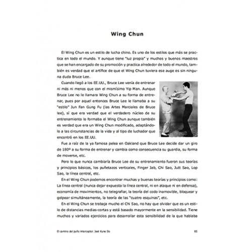 EL CAMINO DEL PUÑO INTERCEPTOR. JEET KUNE DO CONCEPTS