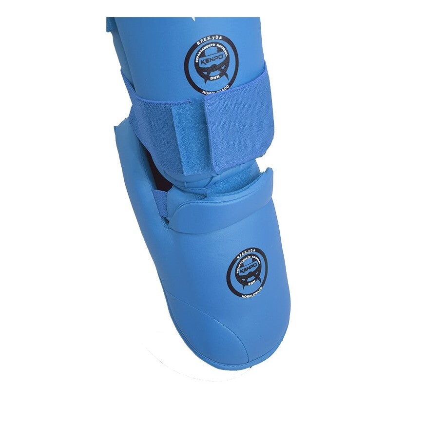 ESPINILLERA KENPO Homologado Azul