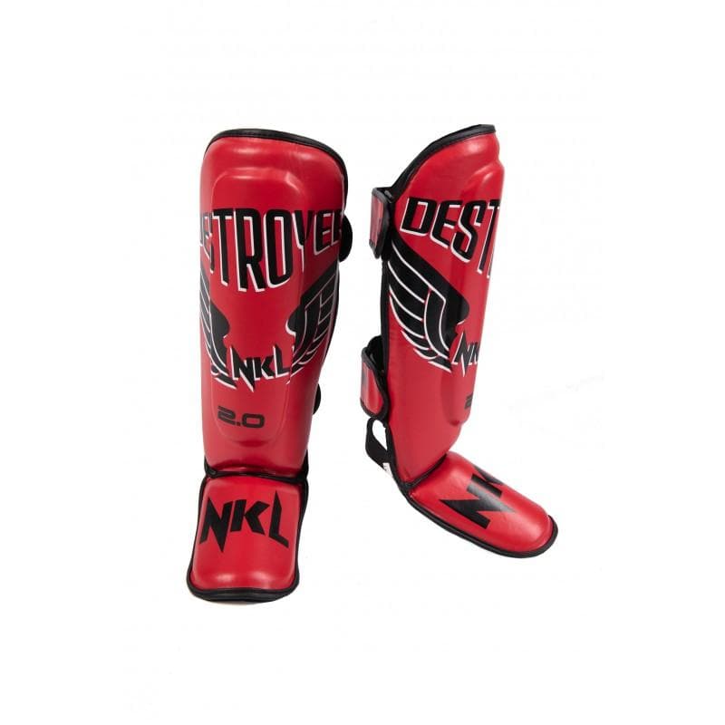 Espinillera con empeine DESTROYER 2.0 Roja