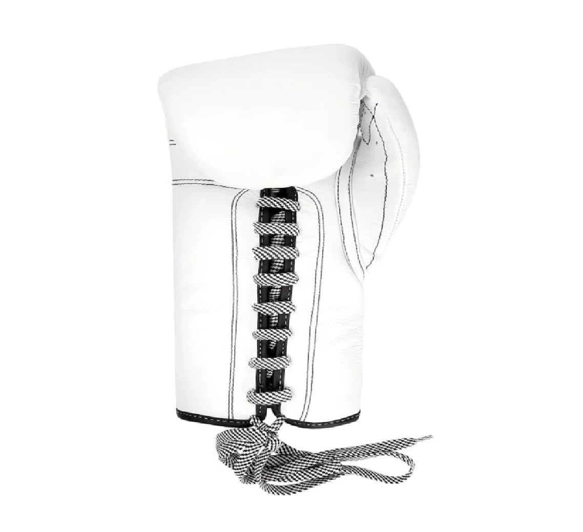 GUANTES BOXEO ZEBRA SIGNATURE PRO CUERDAS BLANCO
