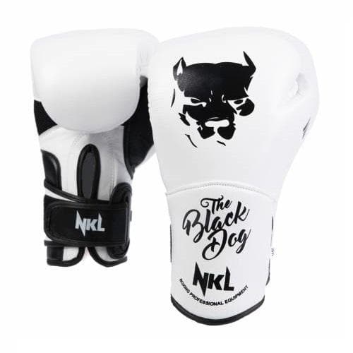Guantes Boxeo BLACK DOG 2.0 Blanco y Negro