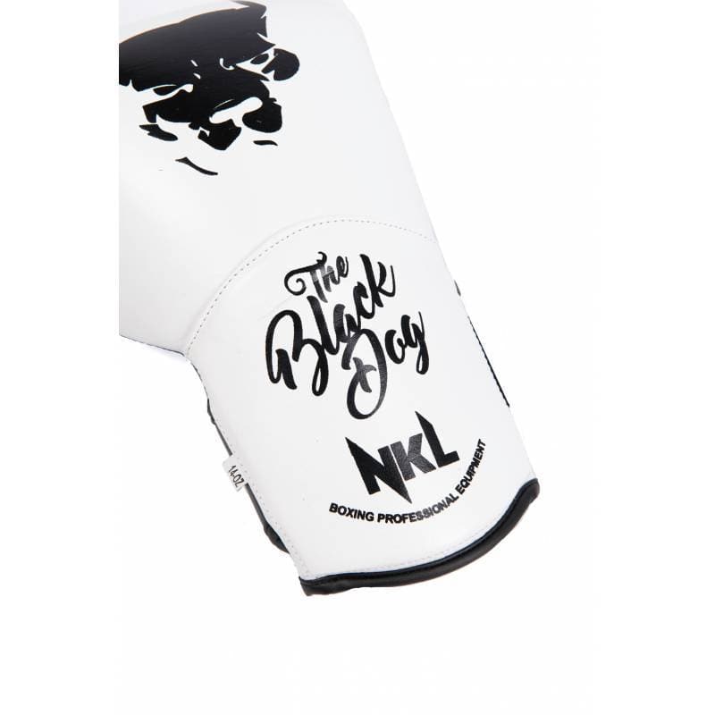 Guantes Boxeo BLACK DOG 2.0 Blanco y Negro
