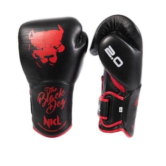 Guantes Boxeo BLACK DOG 2.0 Negro y Rojo