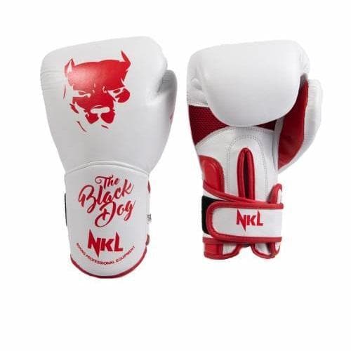 Guantes Boxeo BLACK DOG 2.0 Blanco / Rojo