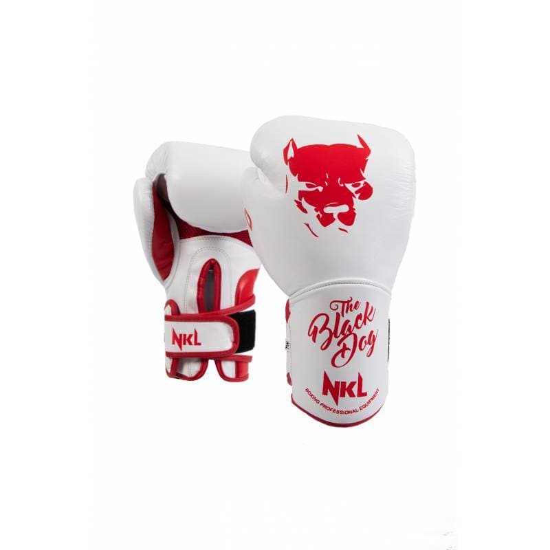 Guantes Boxeo BLACK DOG 2.0 Blanco / Rojo