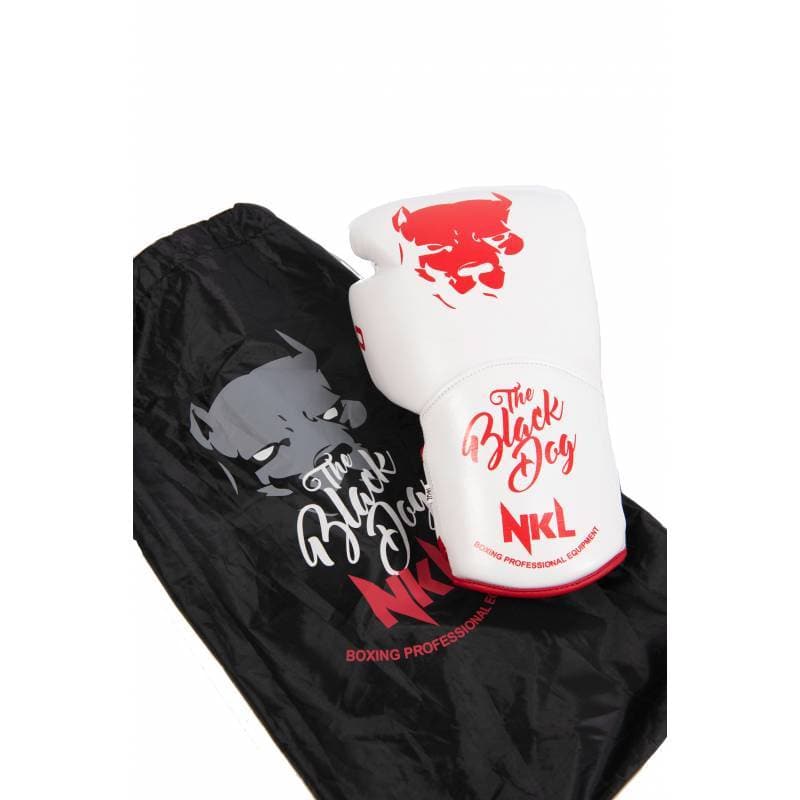 Guantes Boxeo BLACK DOG 2.0 Blanco / Rojo
