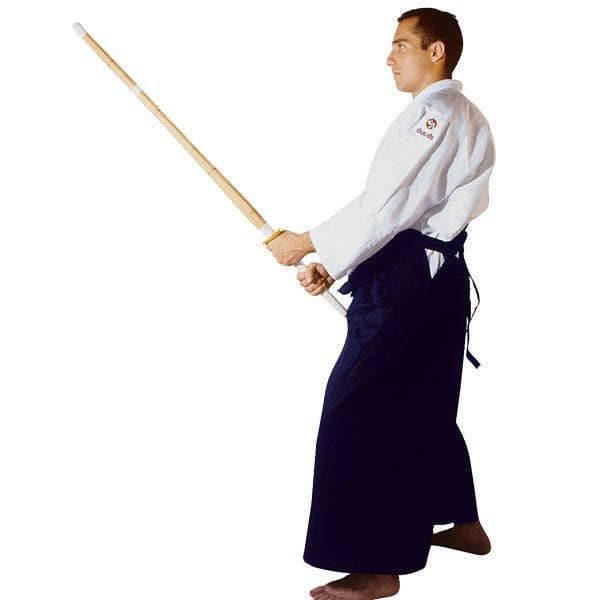 Traje - Hakama Faldón Azul Para Aikido-Kendo