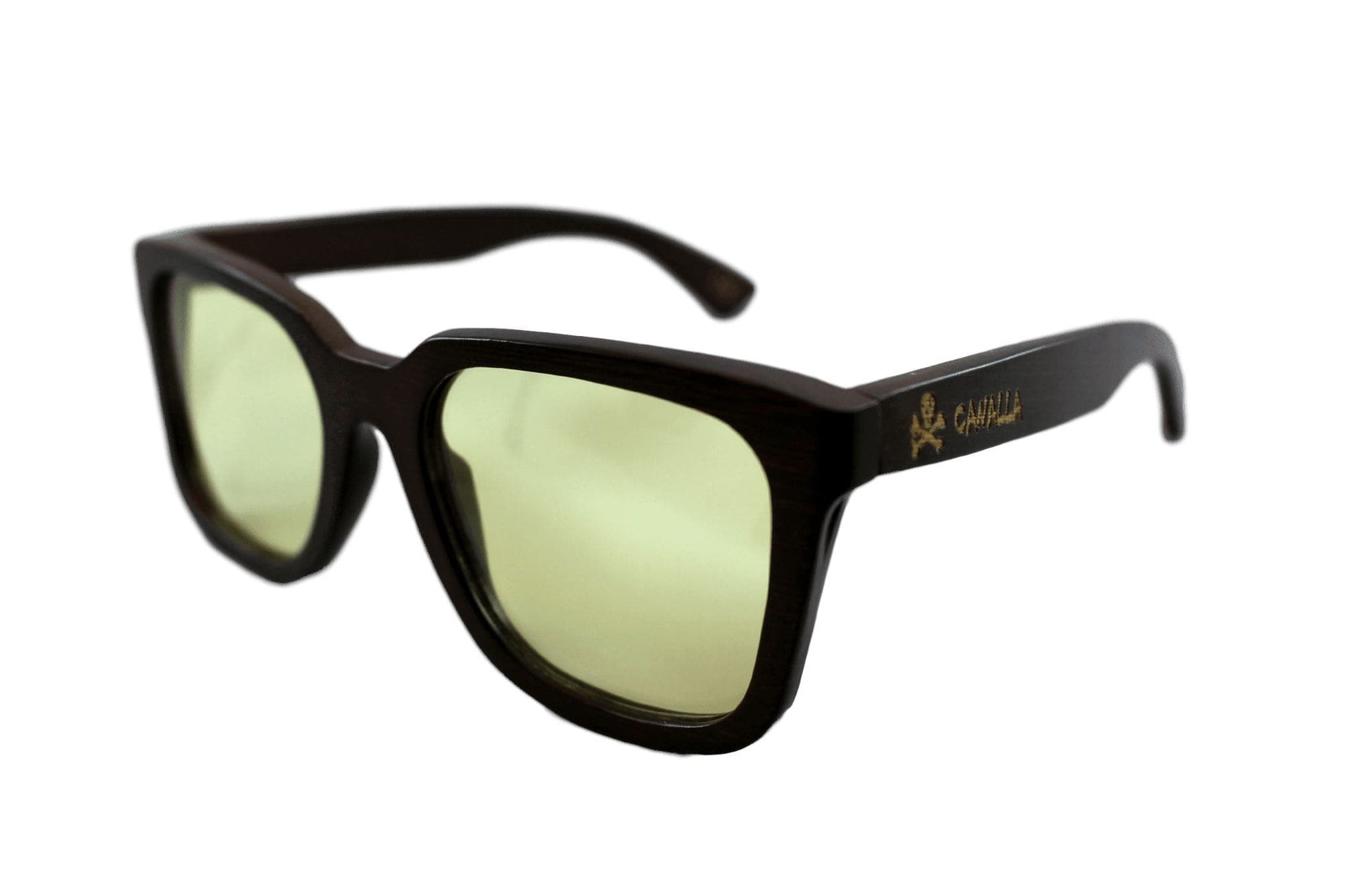 Gafas Madera CANALLAStyle Wood Yellow Rider Polarized