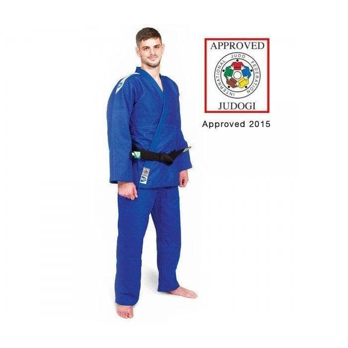 Judogi MIZUNO YUSHO kimono Judo azul Homologado IJF - Solo Artes Marciales