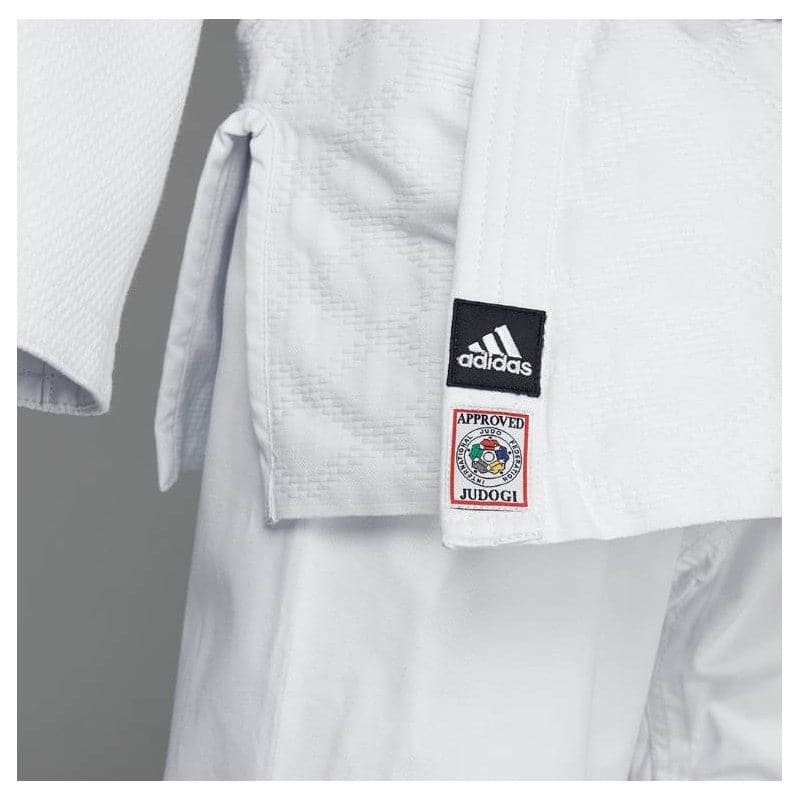 Judogi Competición ADIDAS CLUB NEW CHAMPION II IJF BLANCO / Bandas Negras