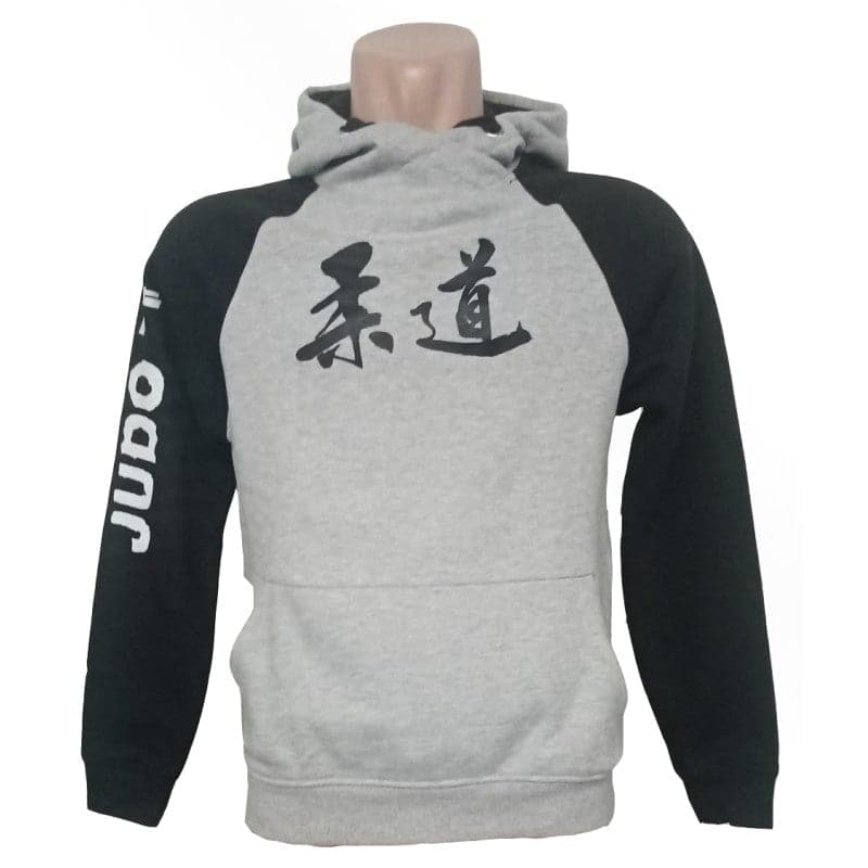 Sudadera Judo Negra/Gris KANJI