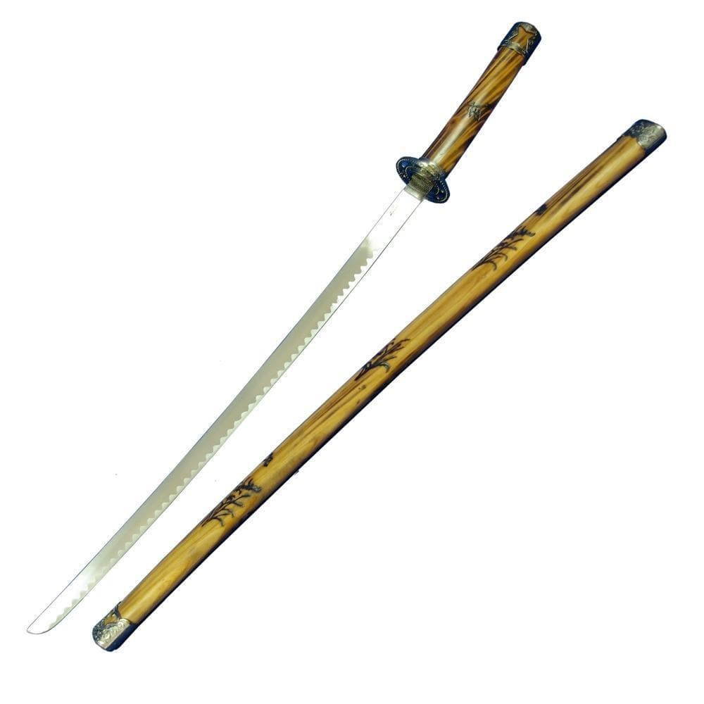 KATANA HOJO UJIMASA ACERO CARBONO CON PEANA