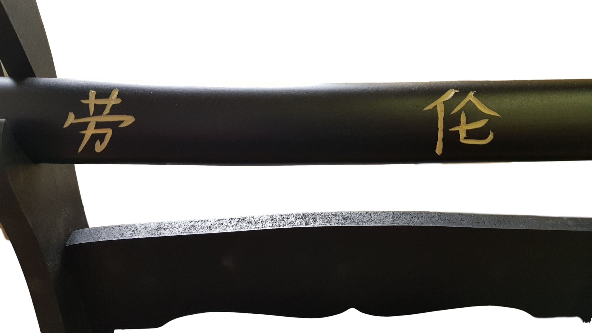 katana Toledo Imperial Toyotomi Hideyoshi Hoja Carbono con peana