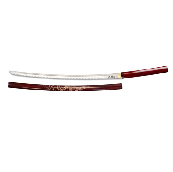 Katana TOLE10 Acero Templado al aceite DRAGÓN Red