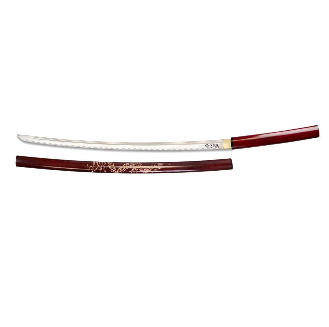 Katana TOLE10 Acero Templado al aceite DRAGÓN Red
