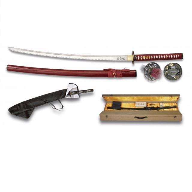 Katana Oishi Kuranosuke Hoja Templada. Caja. 69 cm
