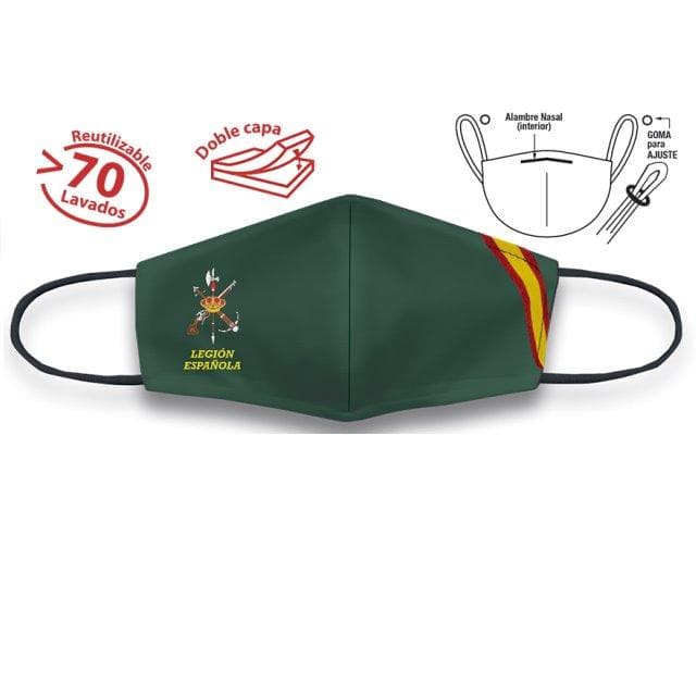 MASCARILLA REUTILIZABLE Legión Homologada