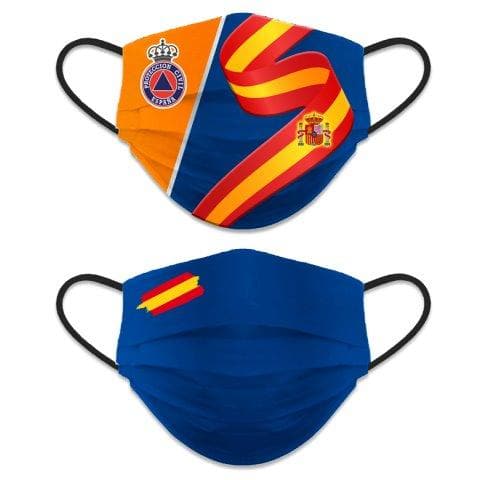 MASCARILLA REUTILIZABLE REVERSIBLE PROTECCION CIVIL