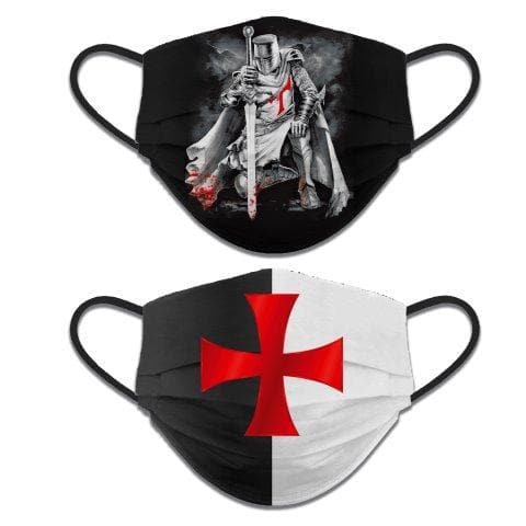 MASCARILLA REUTILIZABLE REVERSIBLE TEMPLARIOS
