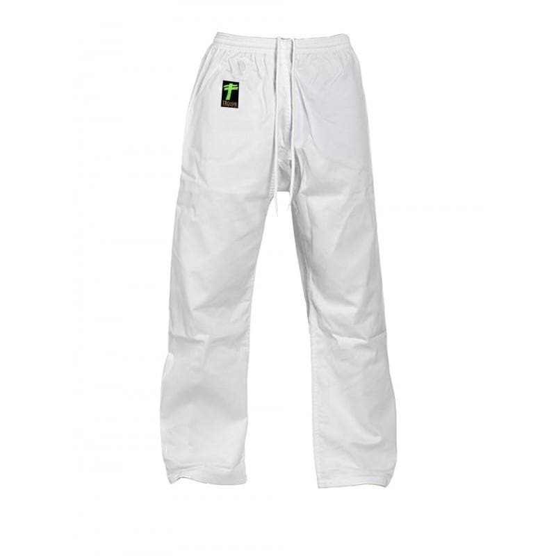Pantalón Karate blanco 100% algodón 10 onzas