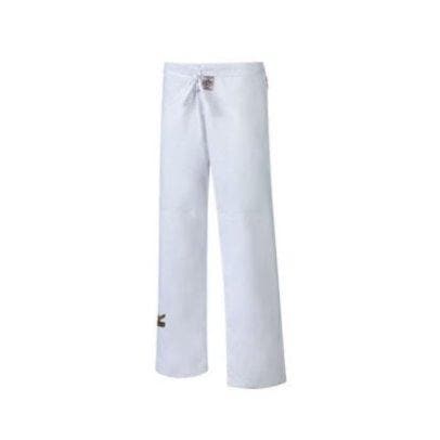 Pantalón blanco de judo competición Mizuno