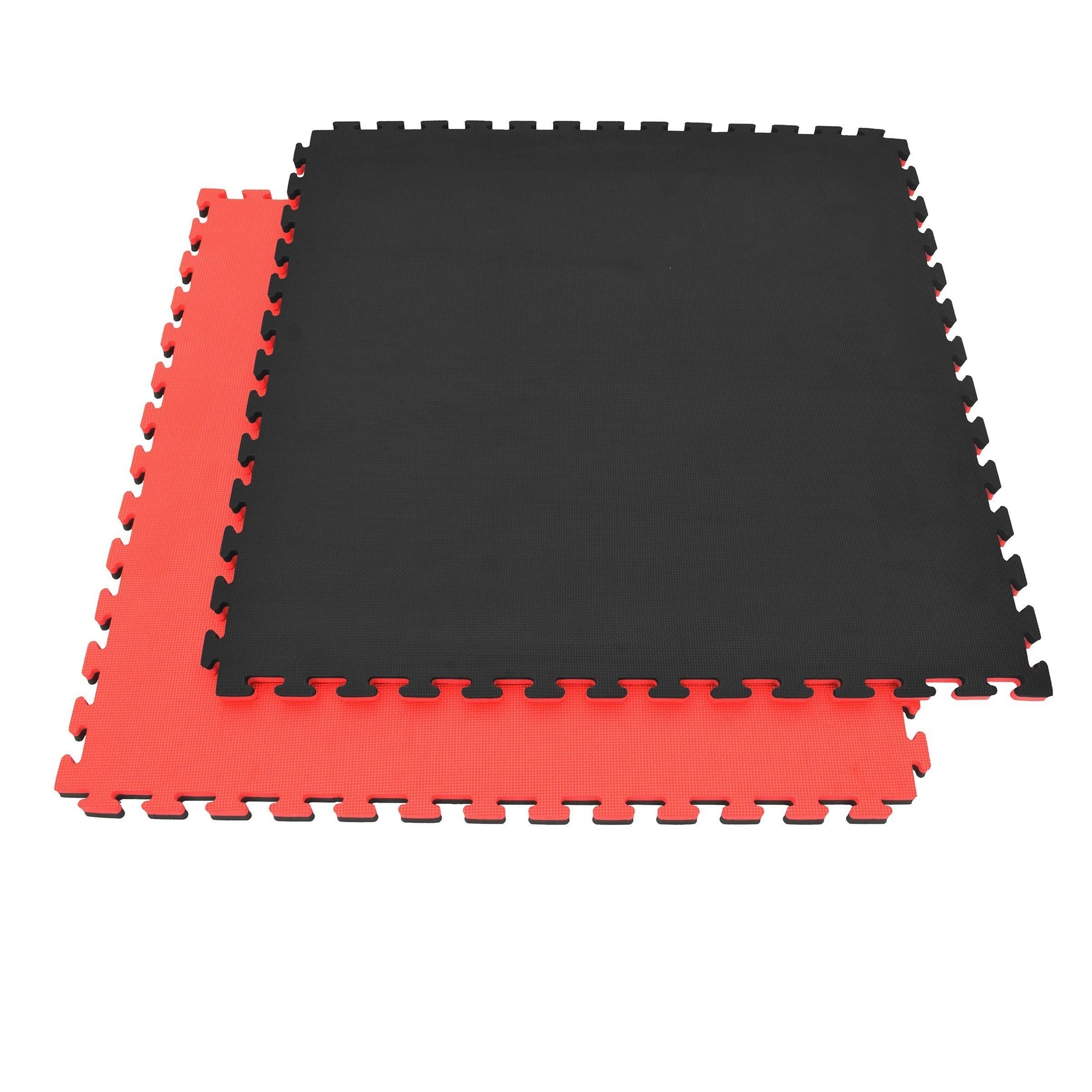 SUELO TATAMI PUZZLE DE 2 CM NEGRO/ROJO