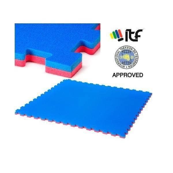 TATAMI bicolor 22 mm dentado TAEKWONDO ITF