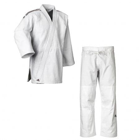 Judogi ADIDAS New CONTEST Blanco 650 gr (Bandas Negras)